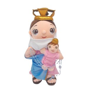 peluche de la virgen del rosario